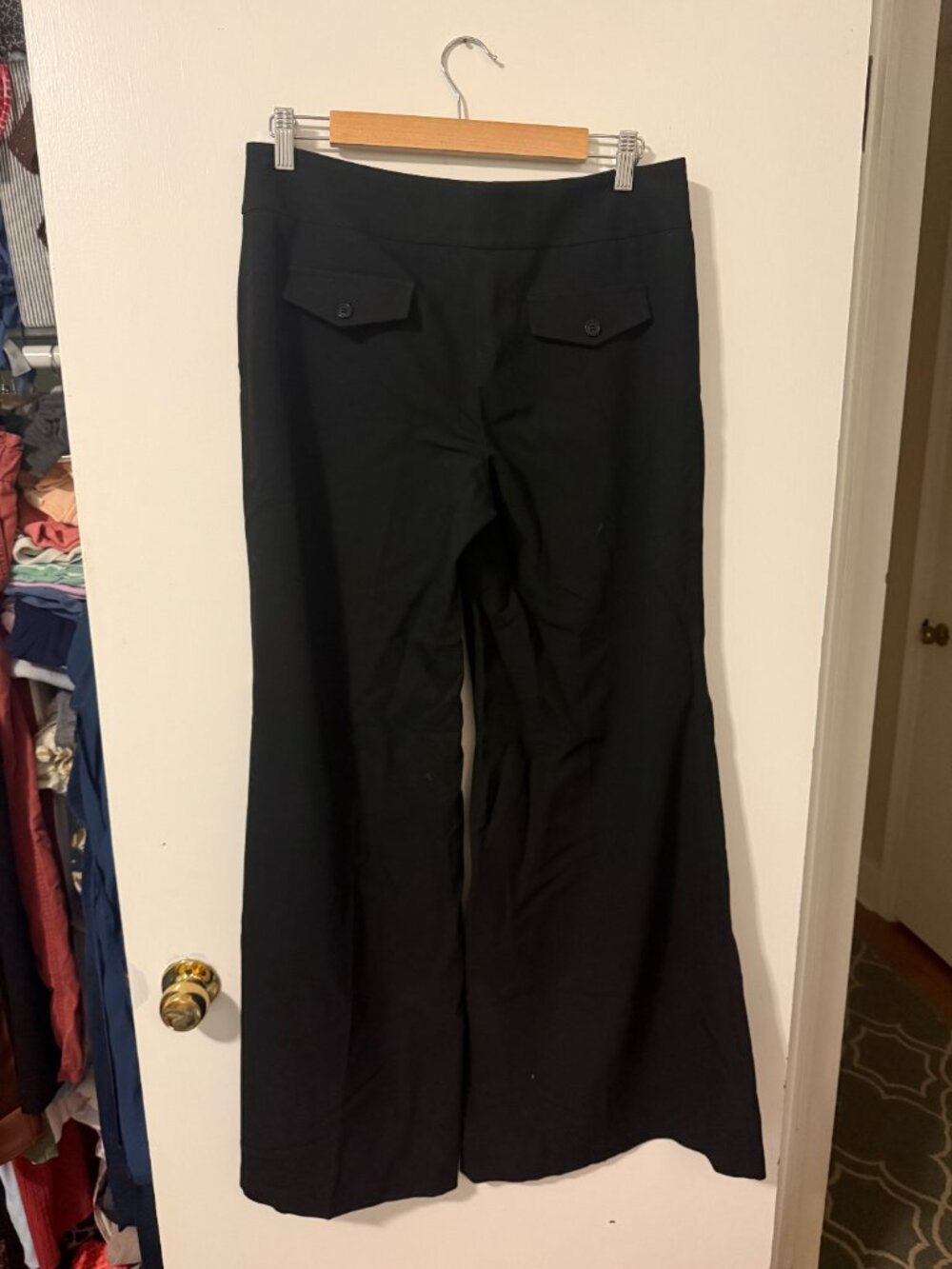 🖤 Caché 🖤 Black Wide-Leg Dress Pants Trousers 🖤 Size 6 - Picture 4 of 5